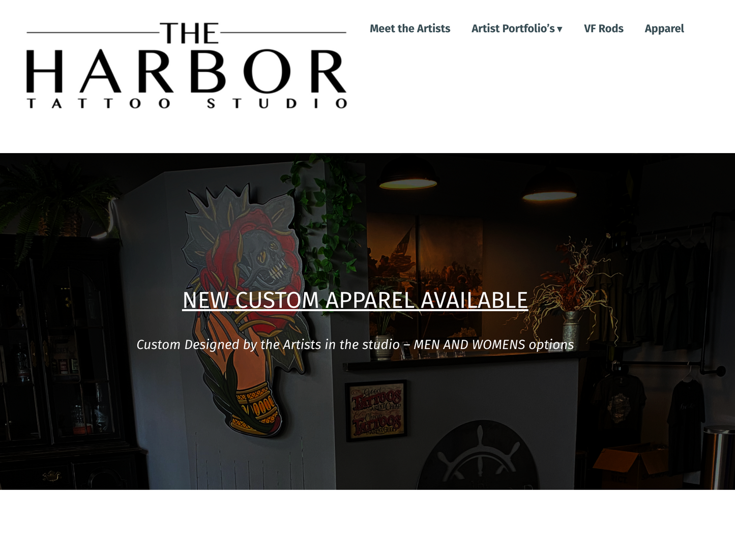 Harbor Tattoo Studio Gift Card W/ Justin Dale