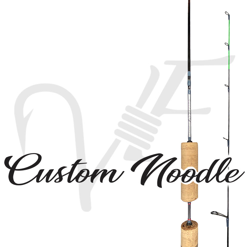 Custom Noodle Ice Fishing Rod Custom VF Ice Noodle Rod