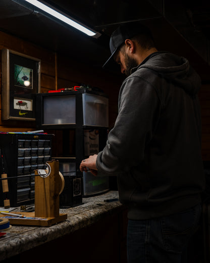 Limited Series THE BLACKOUT HAIR ROD - 8' Spinning Medium Light F *pre-order*