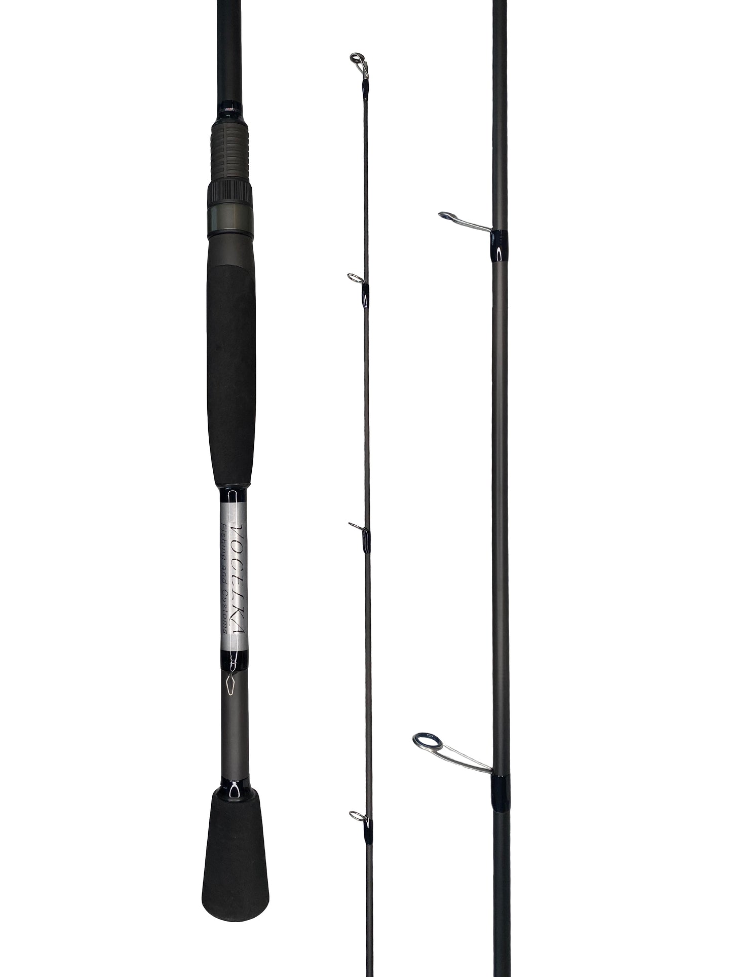 PRE-ORDER Custom Spinning VF Hair Jig Rod – Vocelka Fishing and