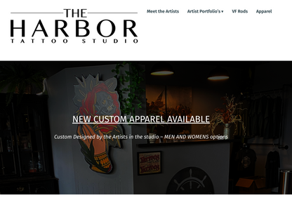 Harbor Tattoo Studio Gift Card W/ Justin Dale